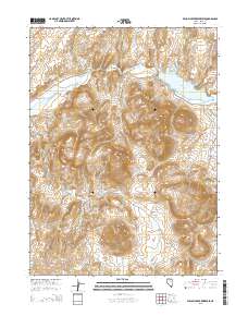 2015 Map of Willow Creek Reservoir, 2015 Print