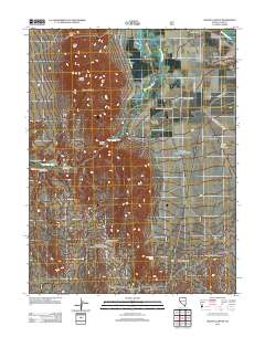 2012 Map of Wilson Canyon, 2012 Print