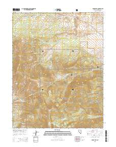 2015 Map of Windy Peak, 2015 Print