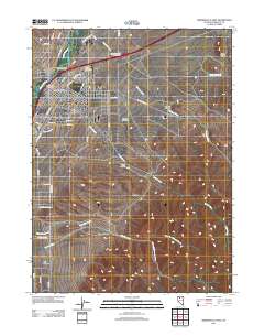 2011 Map of Winnemucca East, 2011 Print