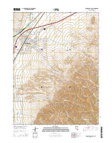 2014 Map of Winnemucca East, 2014 Print