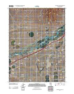 2011 Map of Winnemucca West, 2011 Print