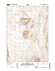 2014 Map of Winters Ranch Reservoir, 2014 Print