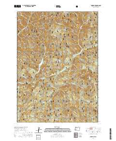 2020 Map of Acker Rock, 2020 Print