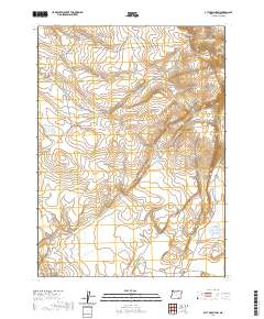 2020 Map of Acty Mountain, 2020 Print