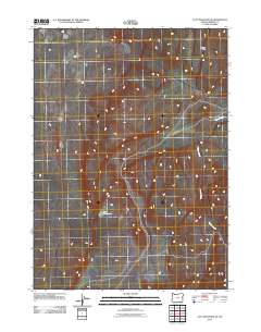 2011 Map of Acty Mountain NE, 2011 Print