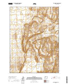 2020 Map of Acty Mountain NE, 2020 Print