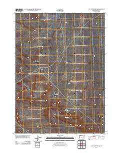 2011 Map of Acty Mountain NW, 2011 Print
