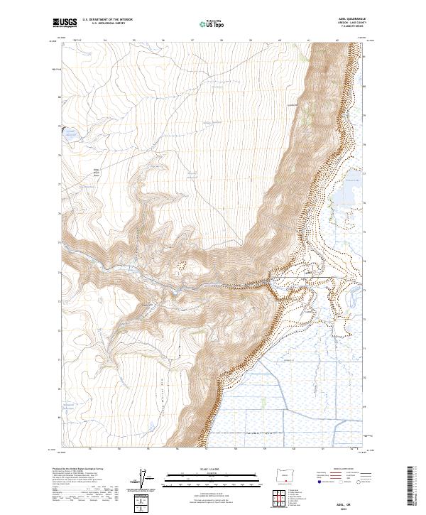 2023 Map of Adel, 2023 Print
