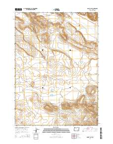 2014 Map of Adobe Flat, 2014 Print