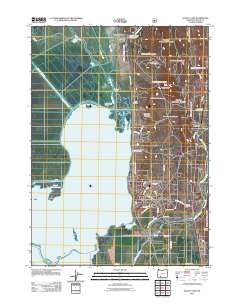 2011 Map of Agency Lake, 2011 Print