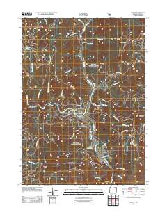 2011 Map of Agness, 2011 Print
