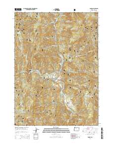 2014 Map of Agness, 2014 Print