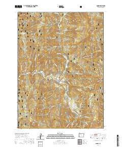 2020 Map of Agness, 2020 Print