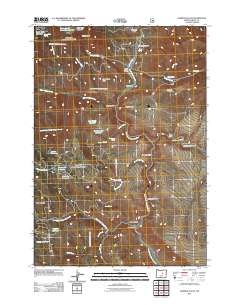 2011 Map of Aldrich Gulch, 2011 Print