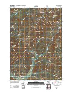 2011 Map of Alsea, 2011 Print