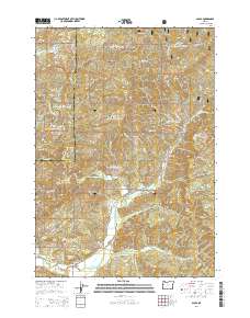 2014 Map of Alsea, 2014 Print