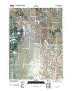 2011 Map of Ana River, 2011 Print