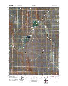 2011 Map of Anderson Reservoir, 2011 Print