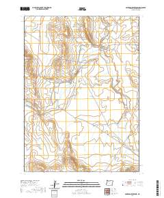 2020 Map of Anderson Reservoir, 2020 Print