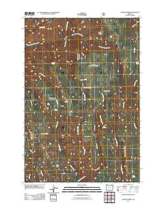 2011 Map of Andies Prairie, 2011 Print