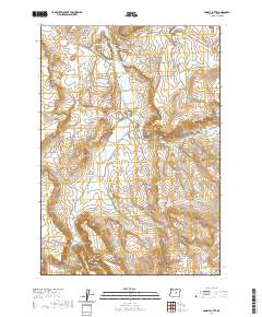 2020 Map of Angell Butte, 2020 Print
