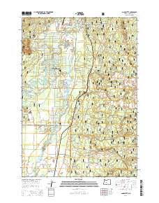 2014 Map of Anns Butte, 2014 Print