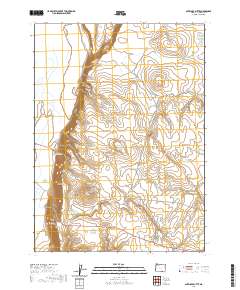 2020 Map of Antelope Butte, 2020 Print