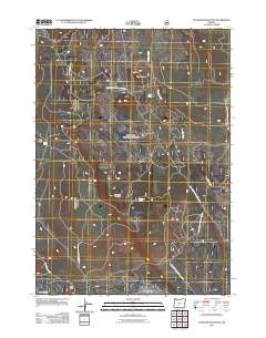2011 Map of Antelope Mountain, 2011 Print
