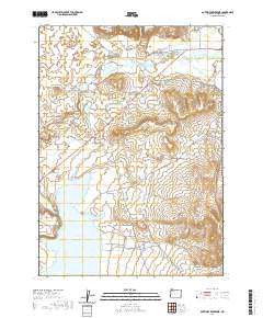 2020 Map of Antelope Reservoir, 2020 Print