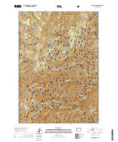 2020 Map of Anthony Butte, 2020 Print