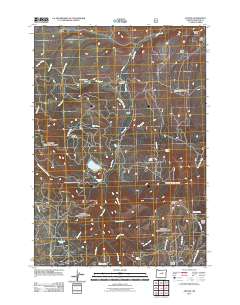 2011 Map of Antone, 2011 Print