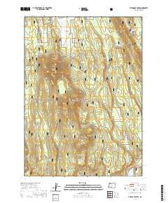 2020 Map of Applegate Butte, 2020 Print