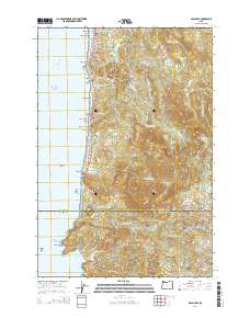 2014 Map of Arch Cape, 2014 Print