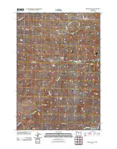 2011 Map of Arrastra Butte, 2011 Print