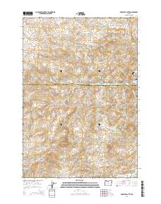 2014 Map of Arrastra Butte, 2014 Print
