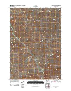 2011 Map of Axehandle Butte, 2011 Print