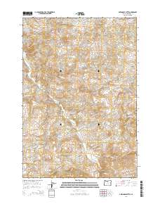 2014 Map of Axehandle Butte, 2014 Print