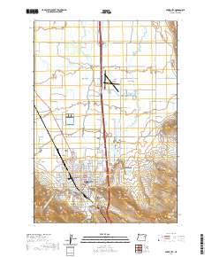 2020 Map of Baker City, 2020 Print