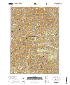 2020 Map of Baldy Mountain, 2020 Print