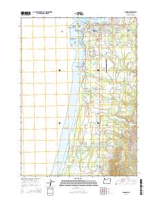 2014 Map of Bandon, 2014 Print