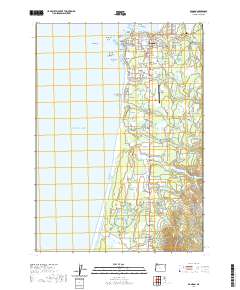 2020 Map of Bandon, 2020 Print