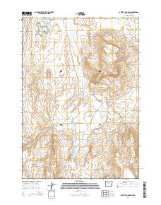 2014 Map of Bartlett Mountain, 2014 Print