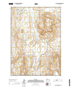 2020 Map of Bartlett Mountain, 2020 Print