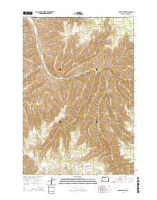 2014 Map of Bassey Creek, 2014 Print