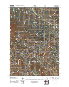 2011 Map of Bates, 2011 Print