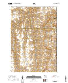 2020 Map of Bath Canyon, 2020 Print