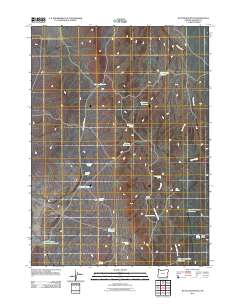 2011 Map of Battle Mountain, 2011 Print