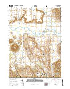 2014 Map of Beatty, 2014 Print