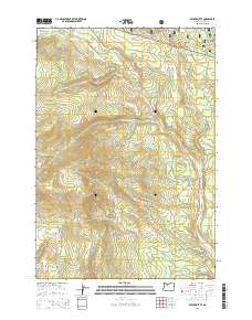 2014 Map of Beaver Butte, 2014 Print